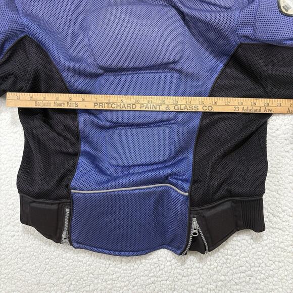 Joe Rocket Motorcycle Jacket Womens XL Ballistics Armor Padded Mesh Blue Purple - Picture 11 of 11